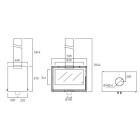 Salamandra a Lenha Habit 80 DC + T S/ Kit de Ventilação - Rocal